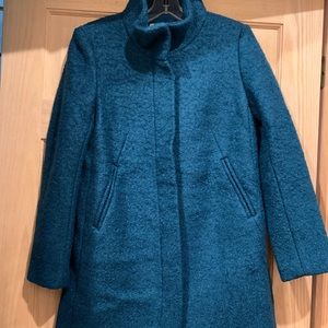 LOFT Deep Blue Pea Coat